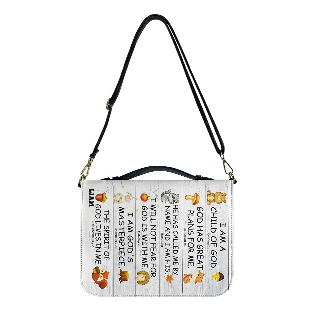 Personalized I Am A Child of God Bible Cover