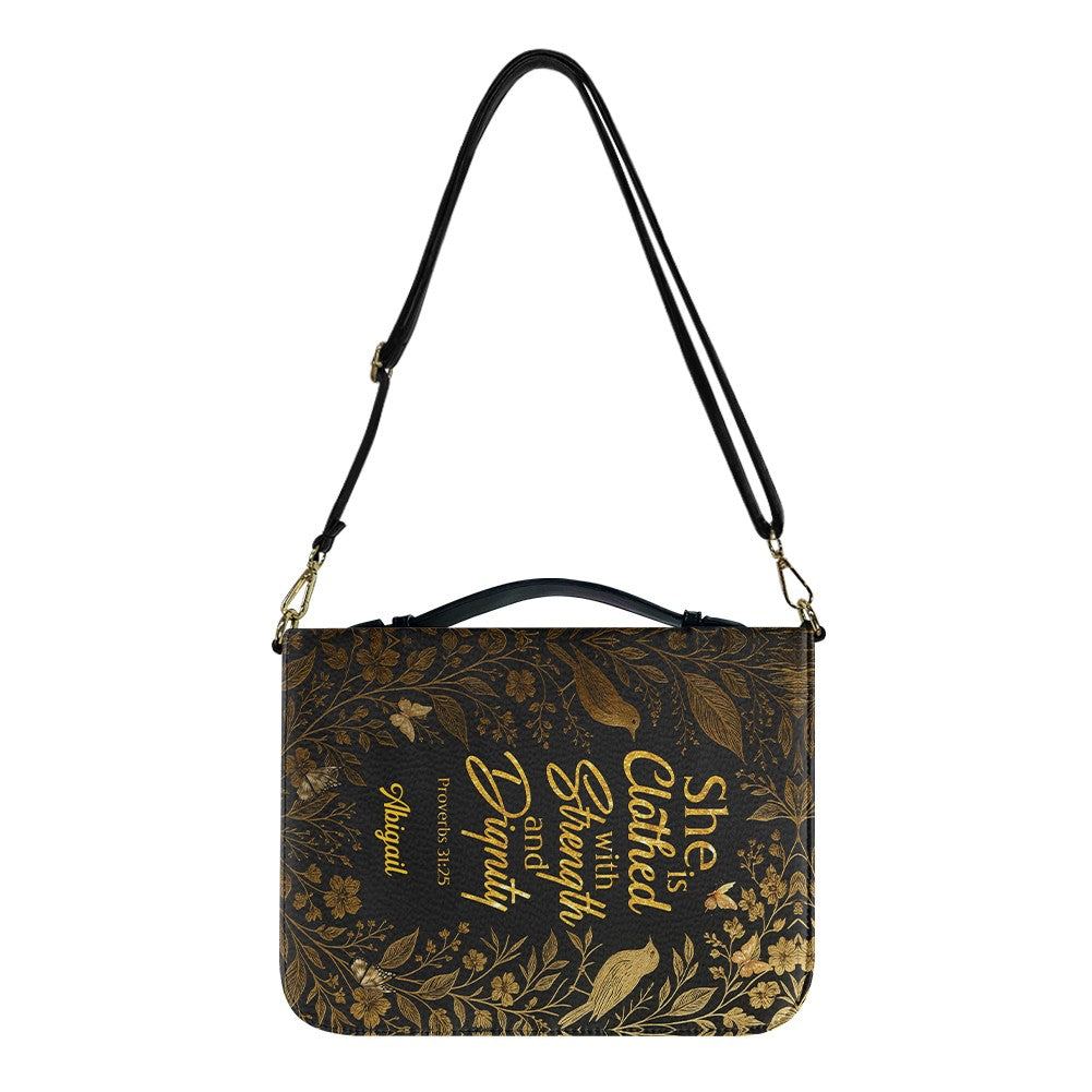 Floral Personalized Bible Cover for Women