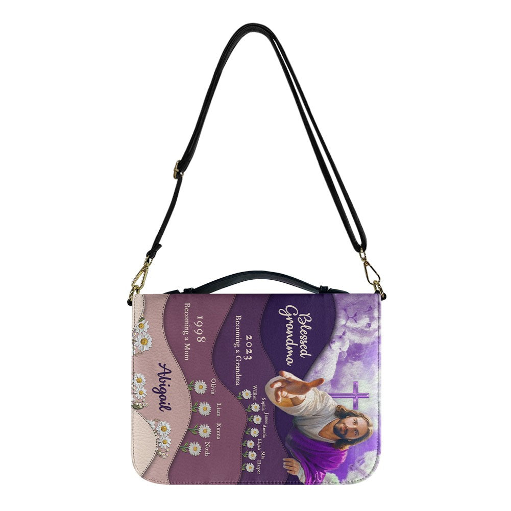 Personalized Blessed Motherhood Bible Cover