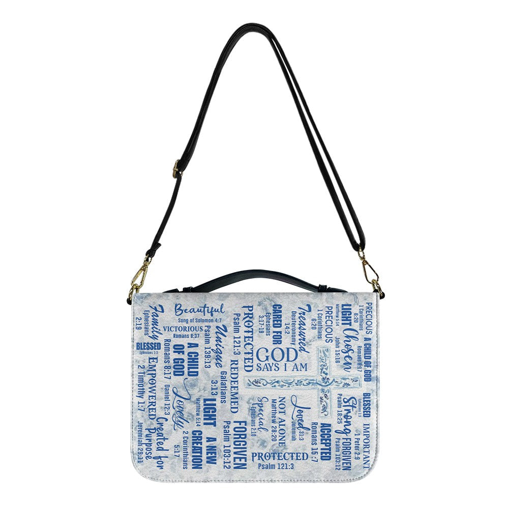 Personalized God Says I AM Bible Cover