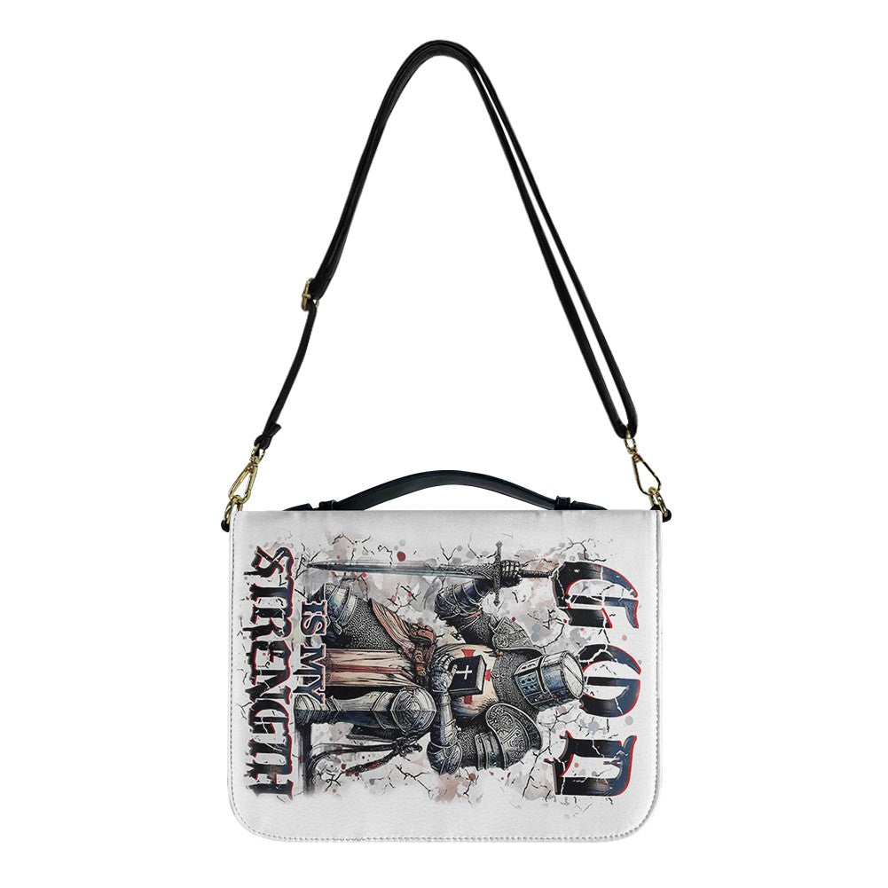 Personalized God Is My Strength Bible Cover