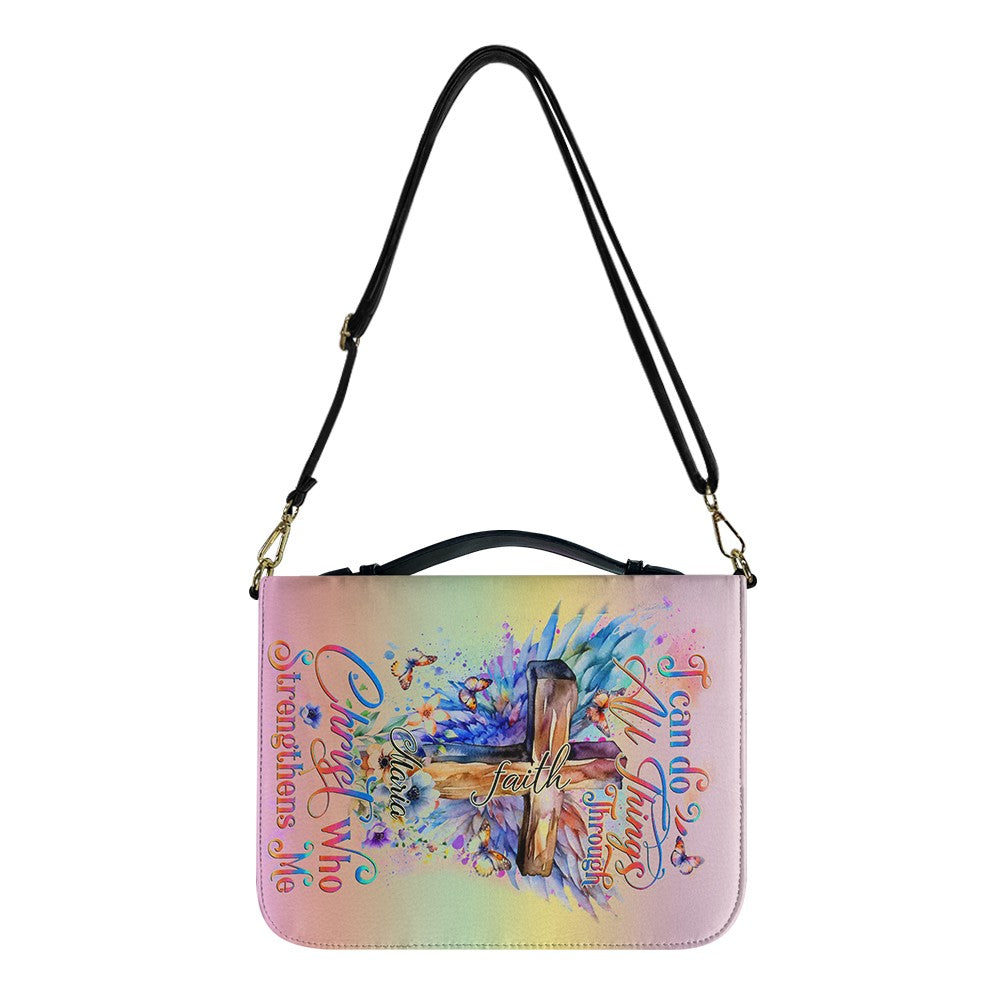 Personalized Rainbow Scripture Bible Cover