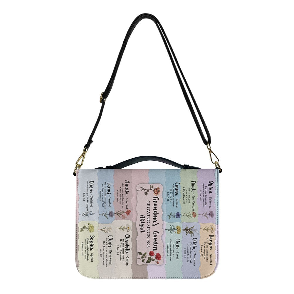 Personalized Grandma & Mom's Garden Bible Cover