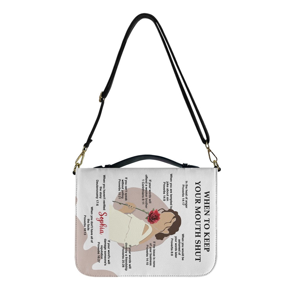 Personalized Bible Cover - Speak Through Faith