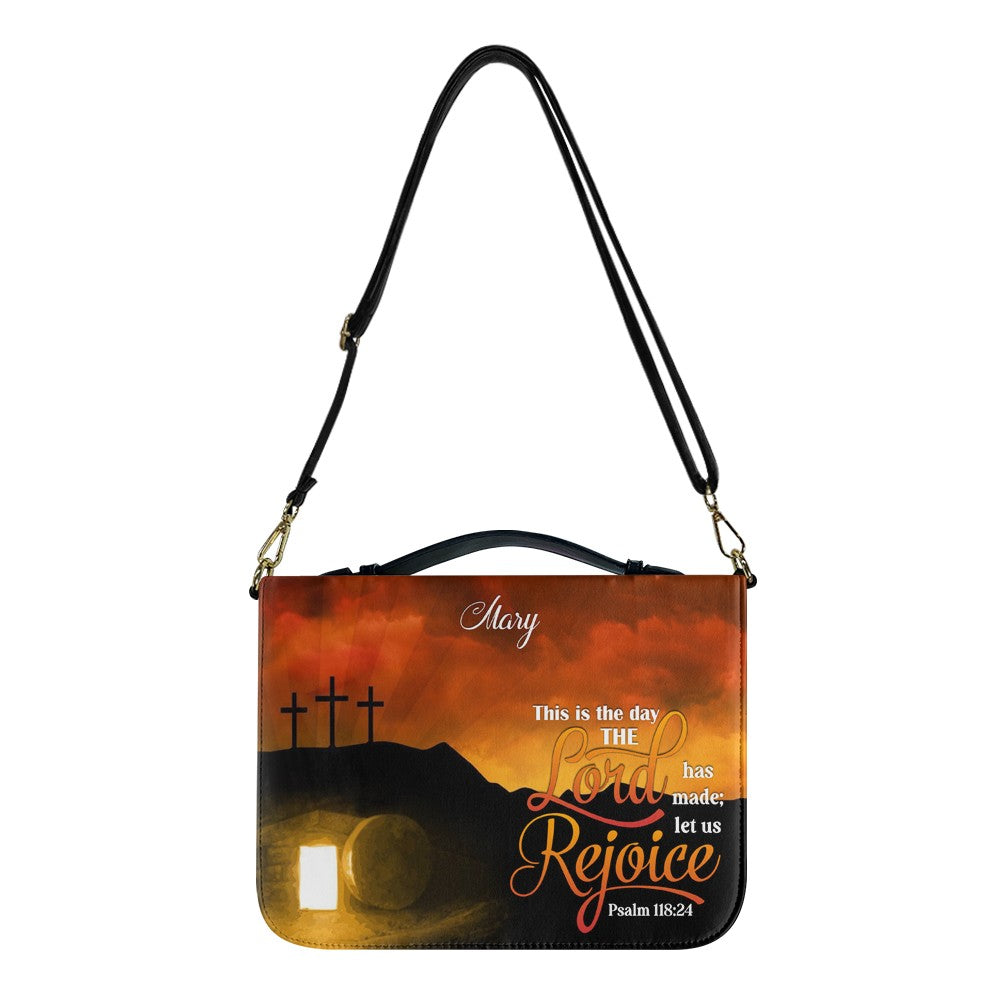 Personalized Psalm 118:24 Bible Cover