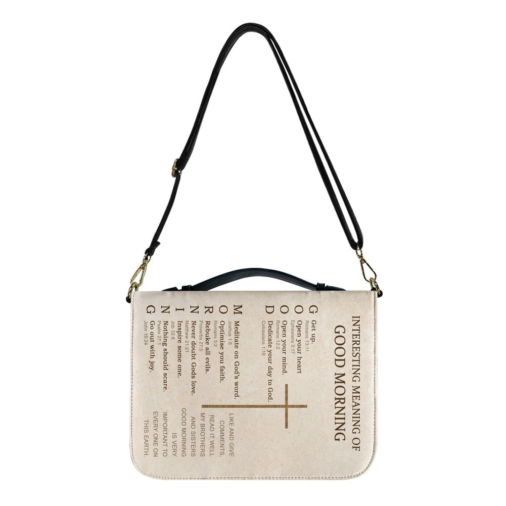Meaning of Good Morning Personalized Bible Cover