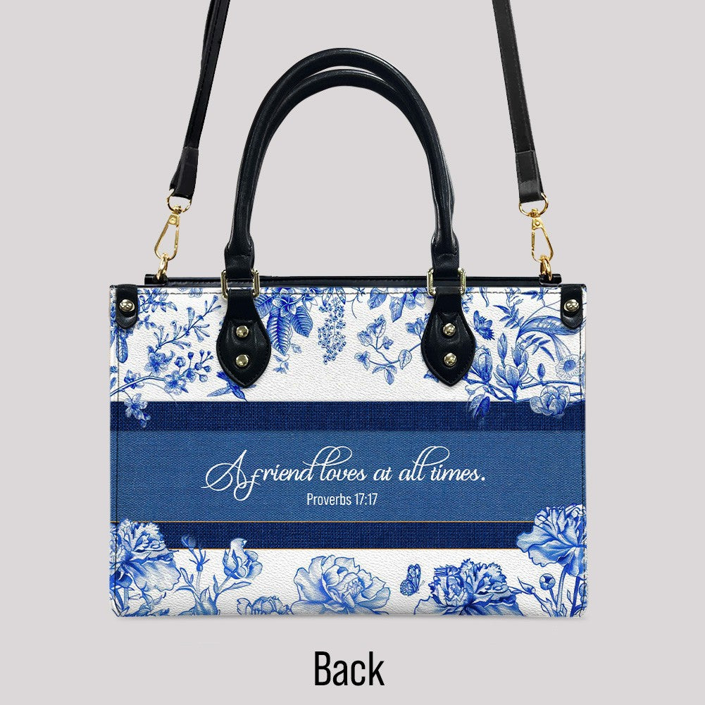 Personalized Bible Verse Leather Handbag