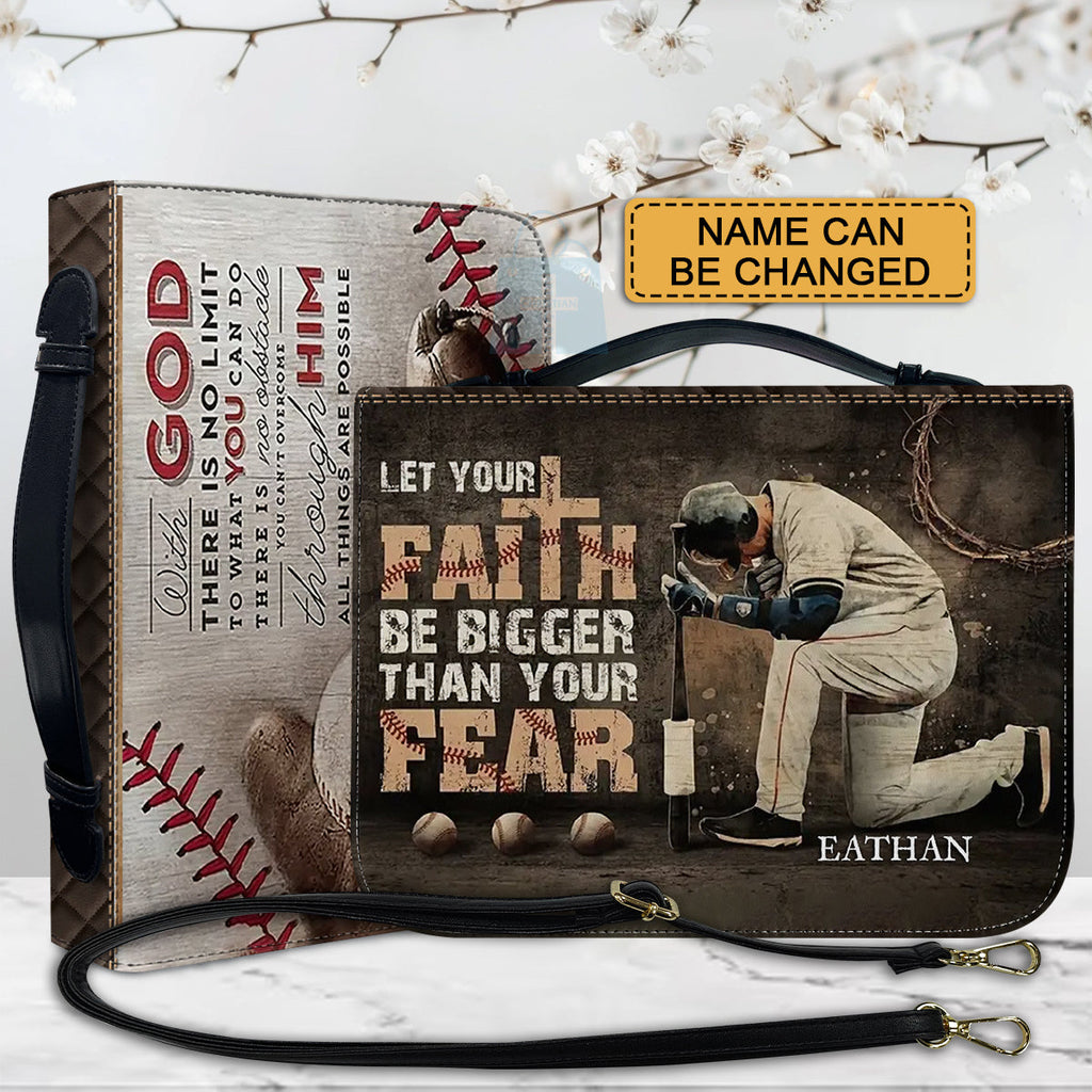 Home Run Faith Baseball Bible Cover Case