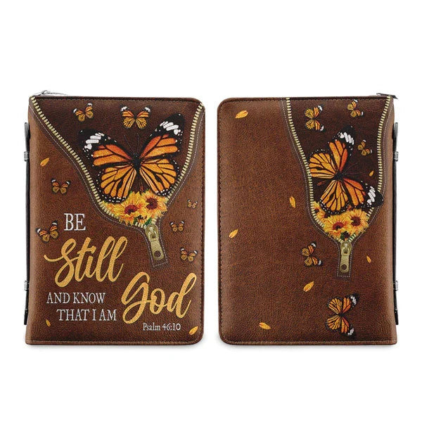 Be Still And Know Butterfly Bible Cover