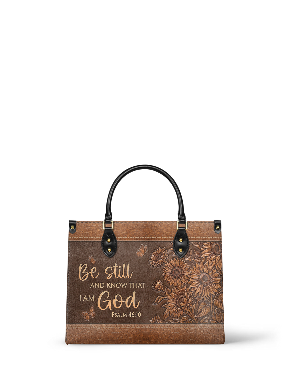 Solace Psalm 46:10 Deluxe Vegan Handbag