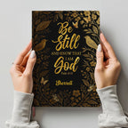 Personalized "Clothed With Strength" Leather Journal