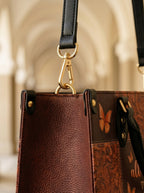Believe Philippians 4:13 Leather Handbag
