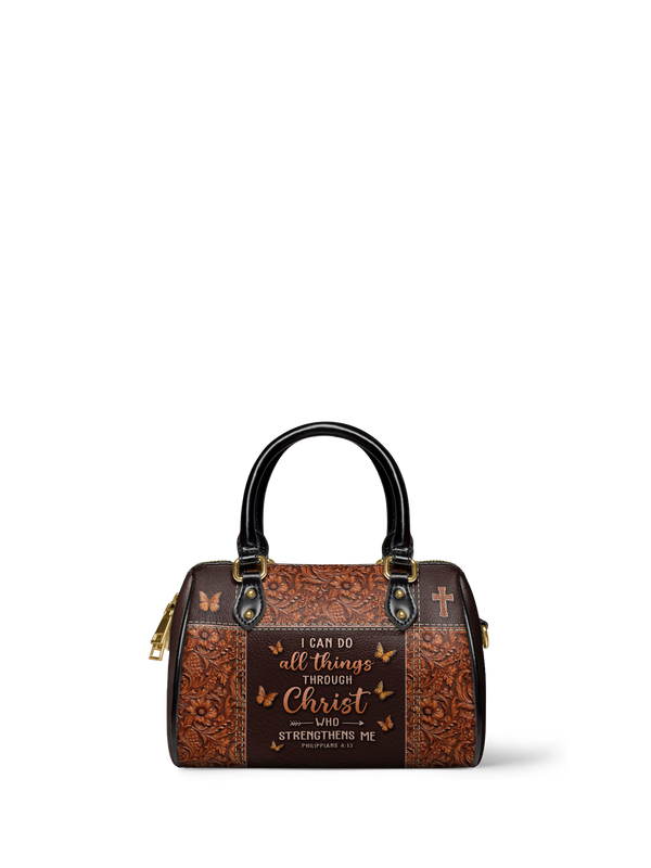 Believe Philippians 4:13 Mini Satchel Bag
