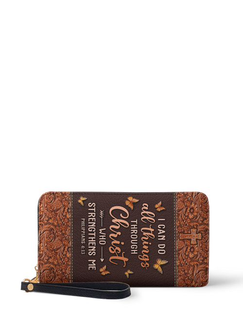 Believe Philippians 4:13 Bible Verse Wallet