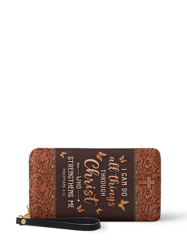 Believe Philippians 4:13 Bible Verse Wallet