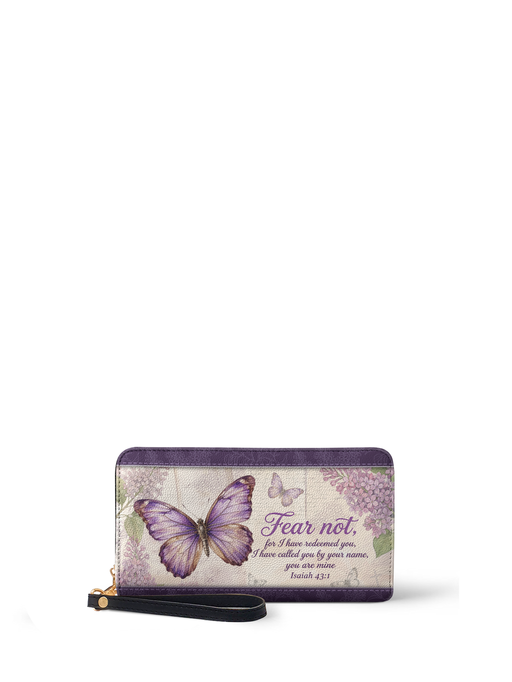 Beloved Isaiah 43:1 Zip-Around Wristlet Wallet