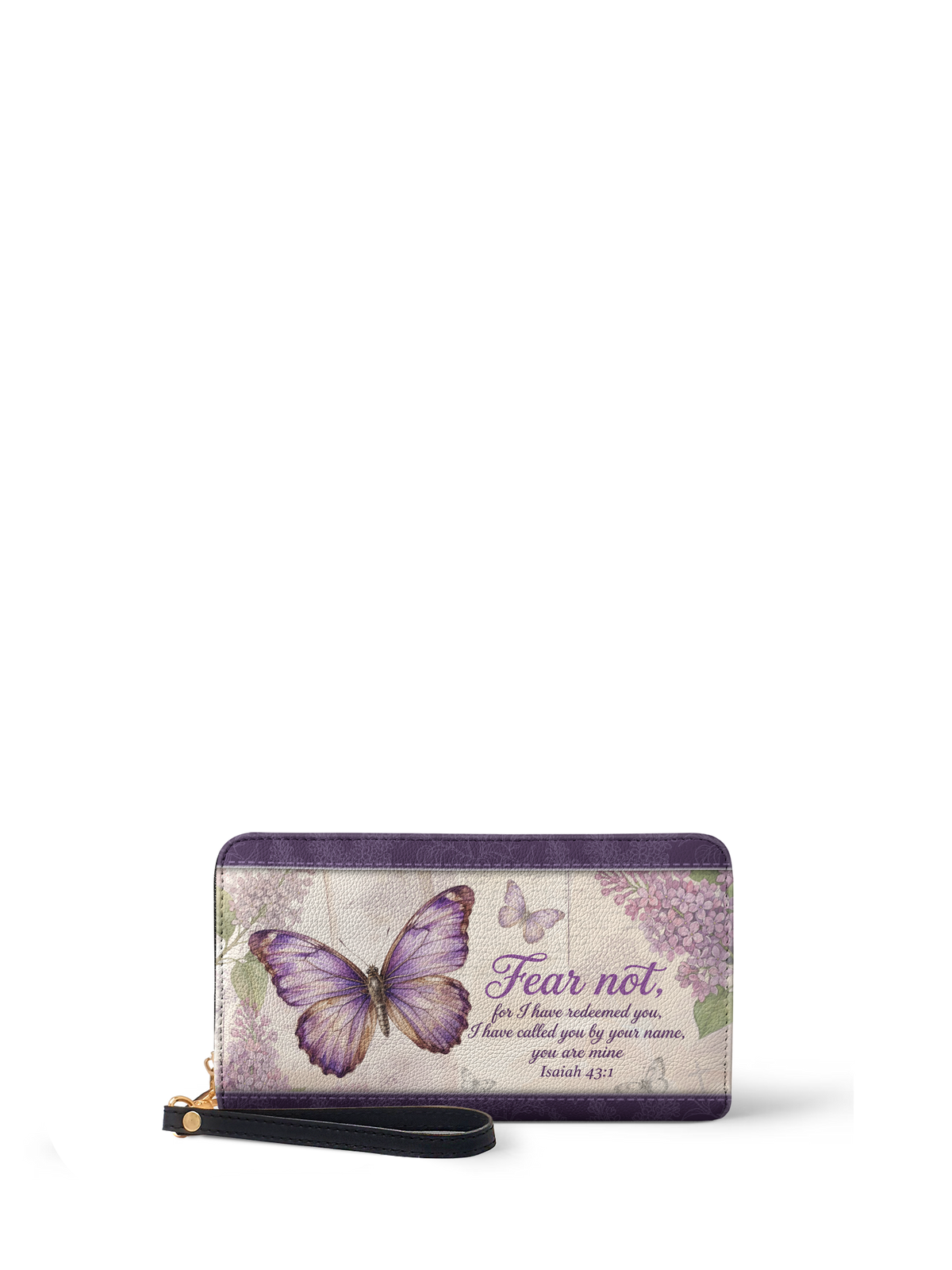 Beloved Isaiah 43:1 Zip-Around Wristlet Wallet