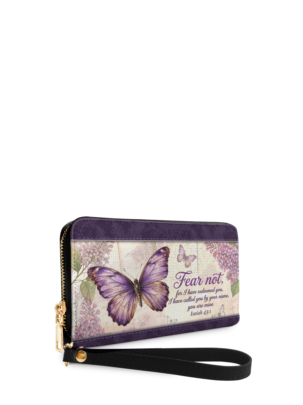 Beloved Isaiah 43:1 Zip-Around Wristlet Wallet