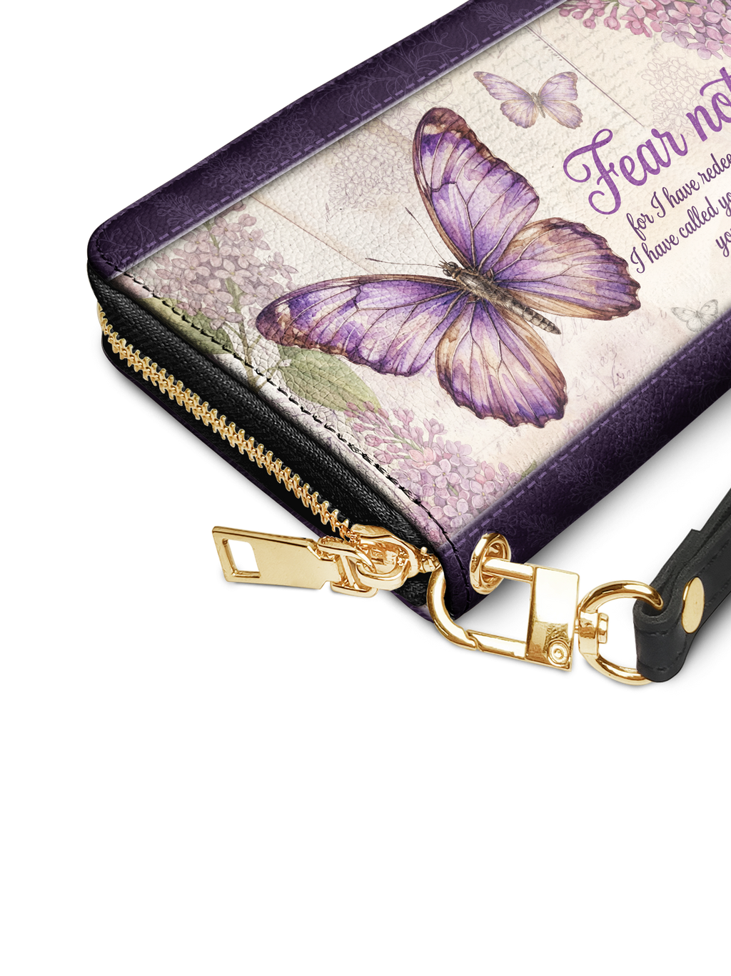 Beloved Isaiah 43:1 Zip-Around Wristlet Wallet