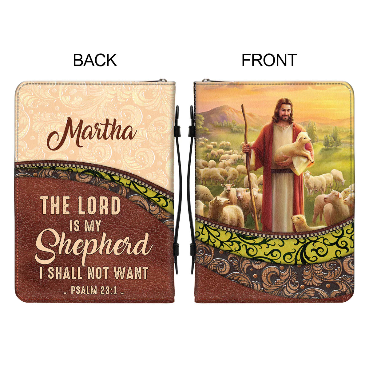 The Lord Is My Shepherd Personalized Bible Cover