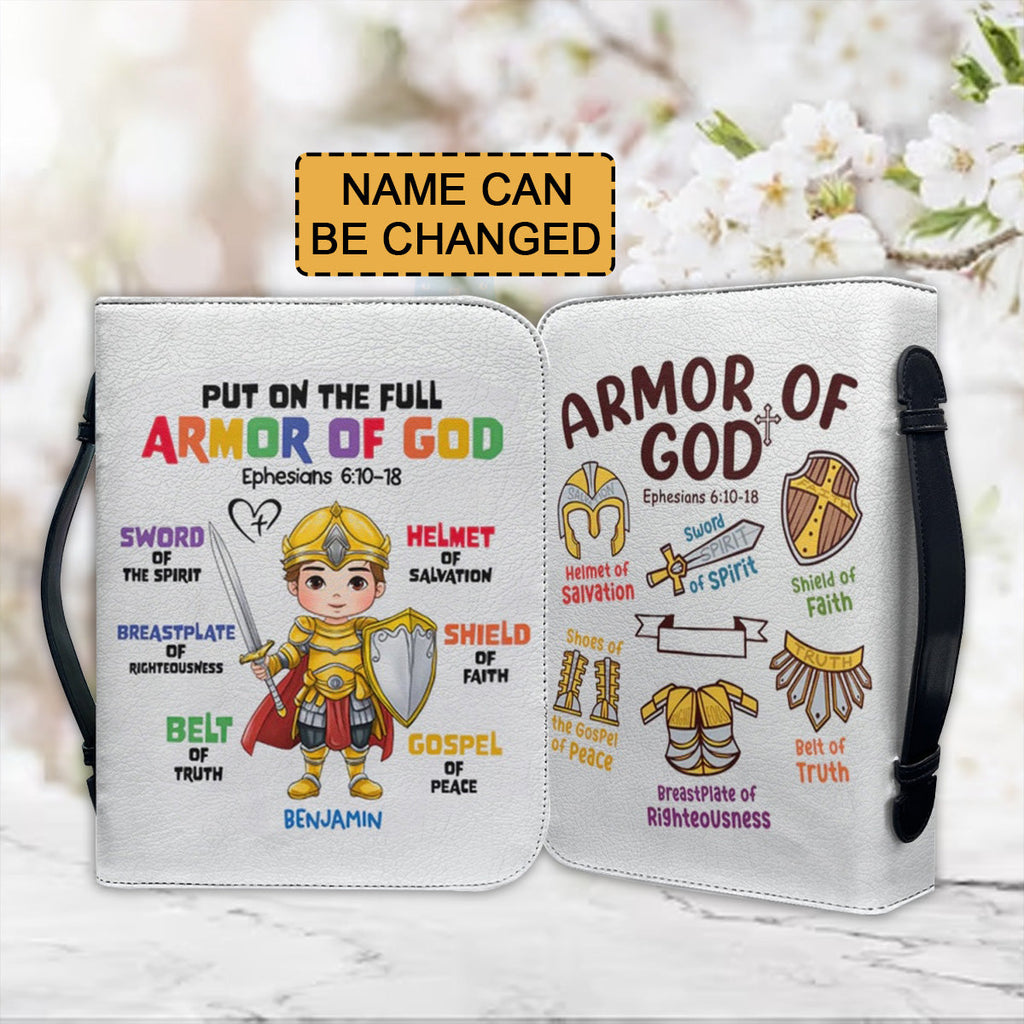 Personalized Armor of God Bible Cover