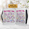 Personalized Pink Unicorn Bible Cover for Kids