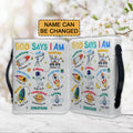 Personalized God Says I Am Galaxy Bible Cover