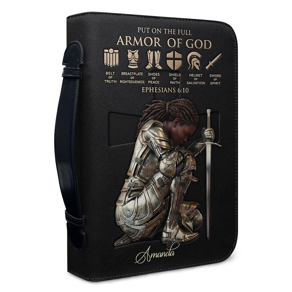 Personalized Armor of God Bible Cover Case