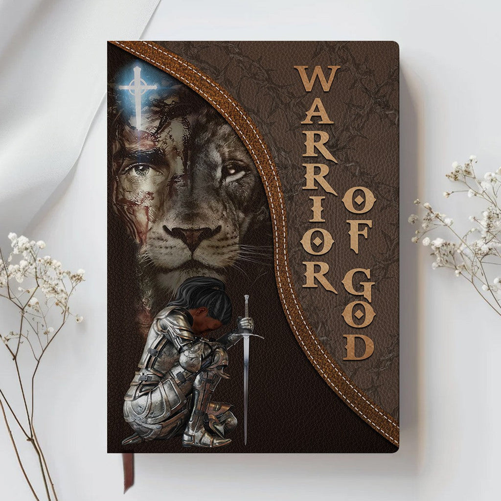 Personalized "Warrior Of God" Leather Prayer Journal