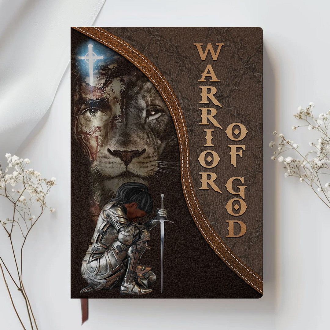 Personalized "Warrior Of God" Leather Prayer Journal