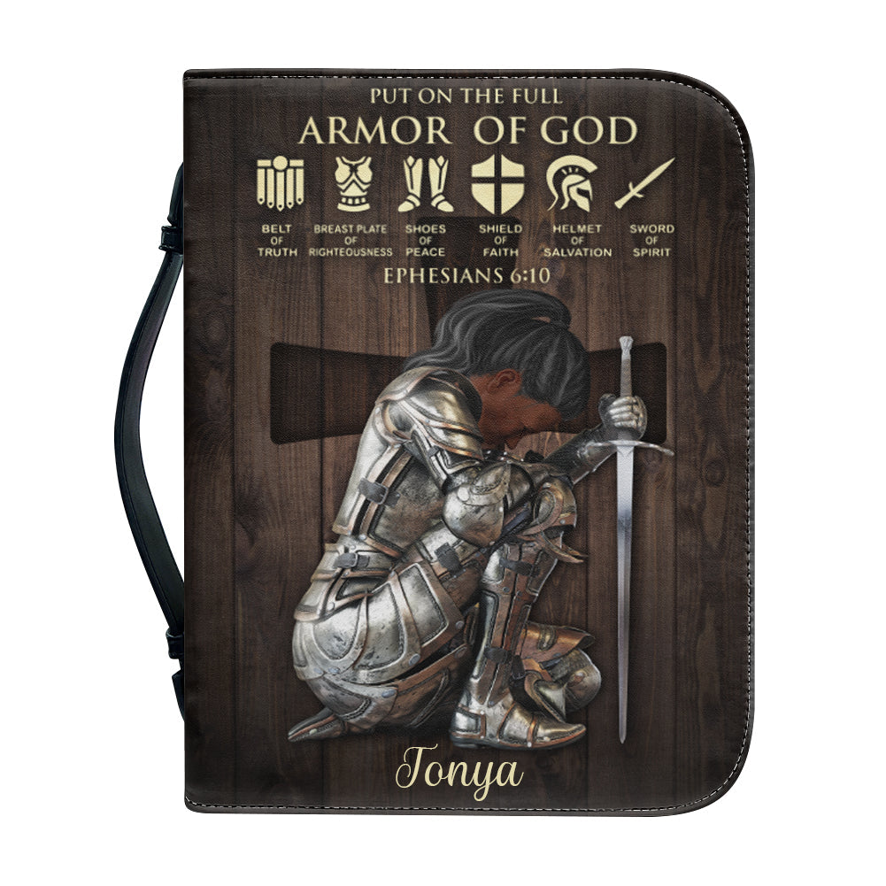 Personalized Armor of God Bible Cover