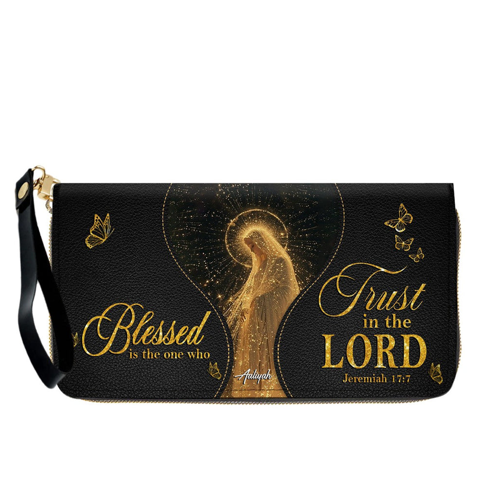 Personalized Christian Leather Handbag & Wallet Set