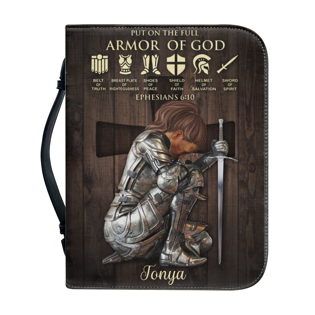 Personalized Armor of God Bible Cover