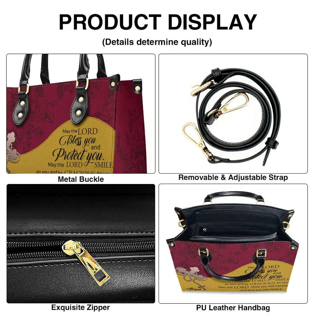 Personalized Christian Leather Handbag