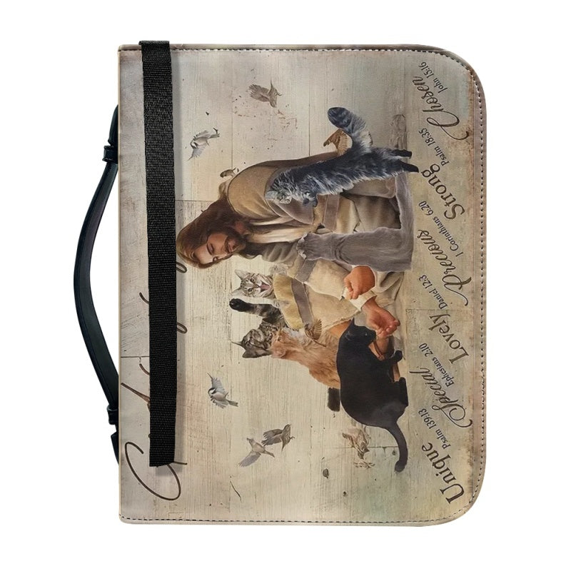 God Says I Am Personalized Cat Bible Cover