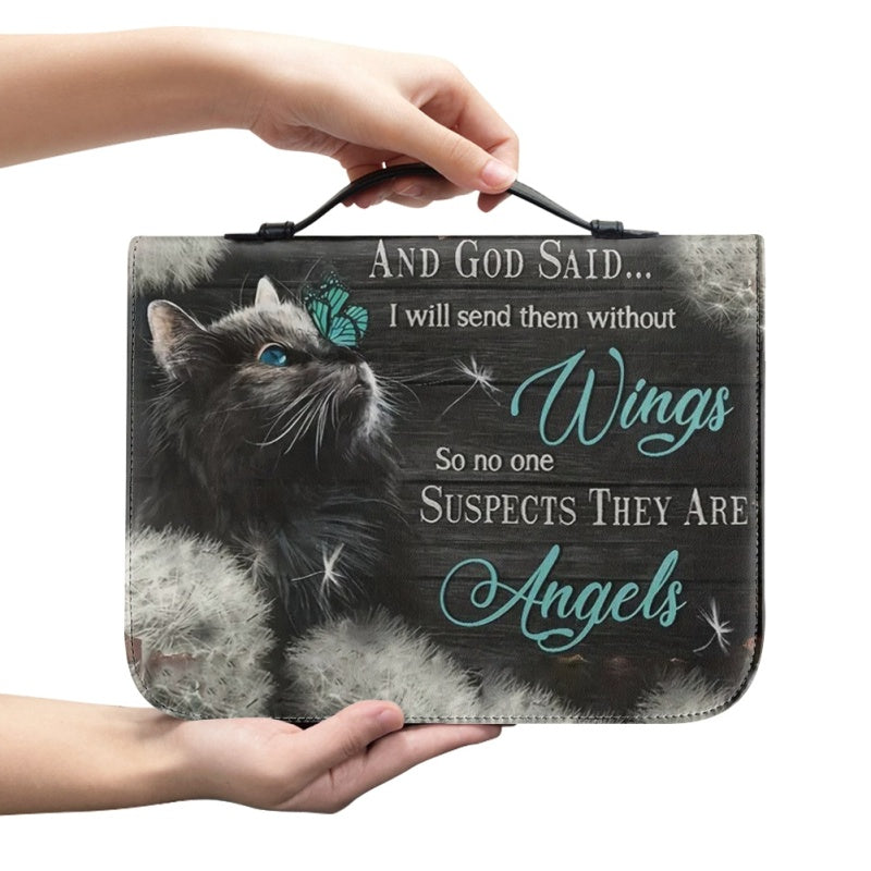 Personalized And God Said Cat Bible Cover