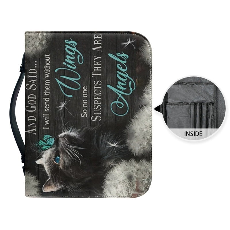 Personalized And God Said Cat Bible Cover