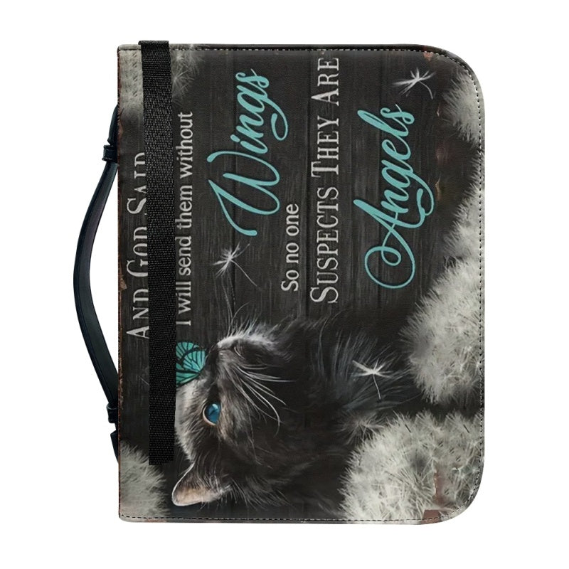 Personalized And God Said Cat Bible Cover