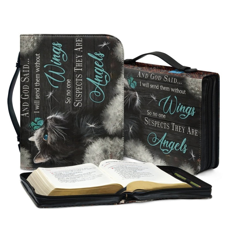 Personalized And God Said Cat Bible Cover