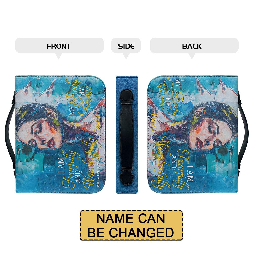 My Body My Choice Personalized Leather Handbag