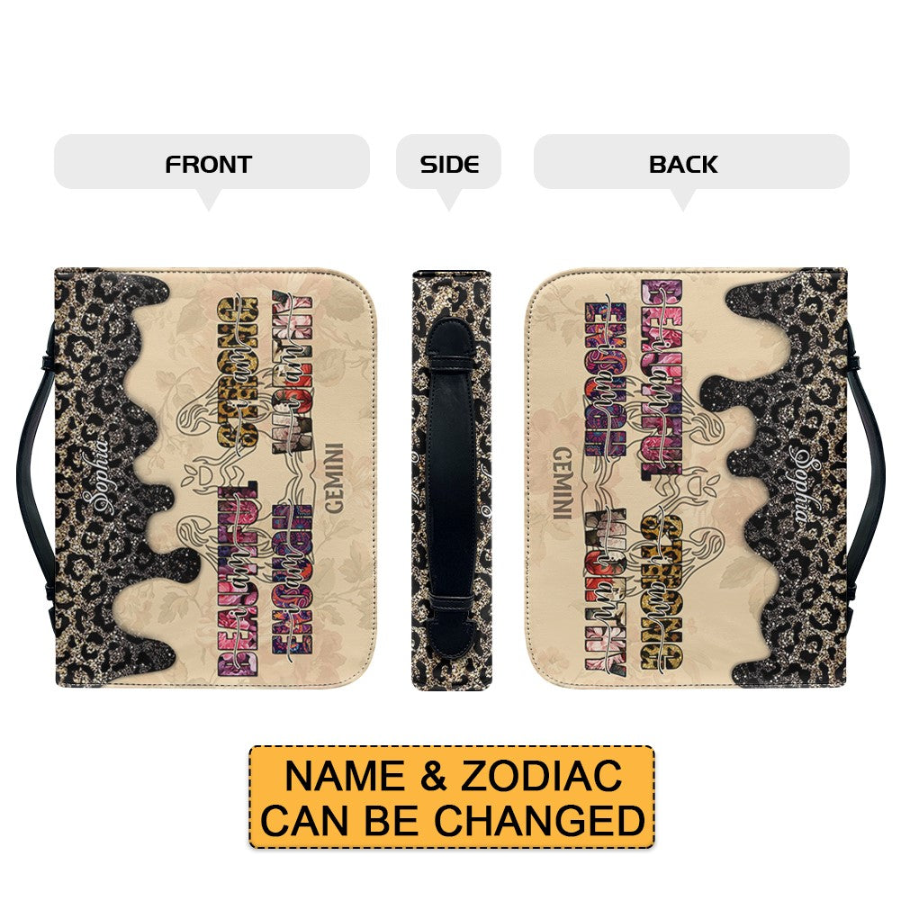 Personalized Zodiac Leather Handbag