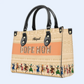 Personalized DOPE Mom & Grandma Leather Tote Bag