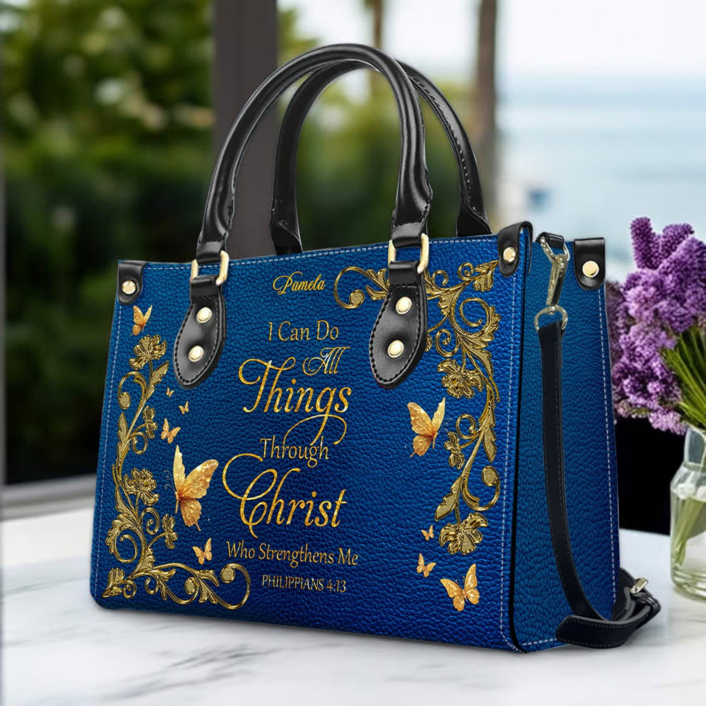 Personalized Christian Bible Verse Handbag