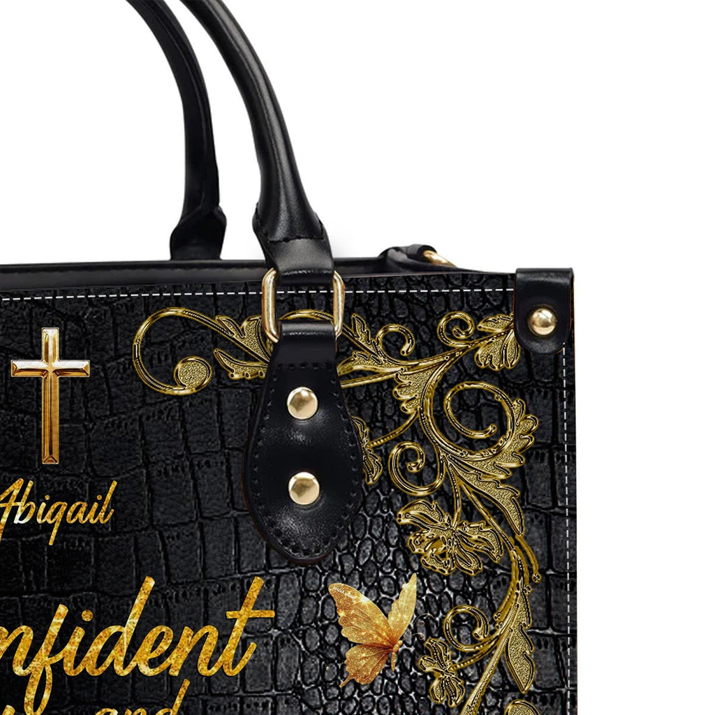 Bold Christian Leather Tote Bag - Type D