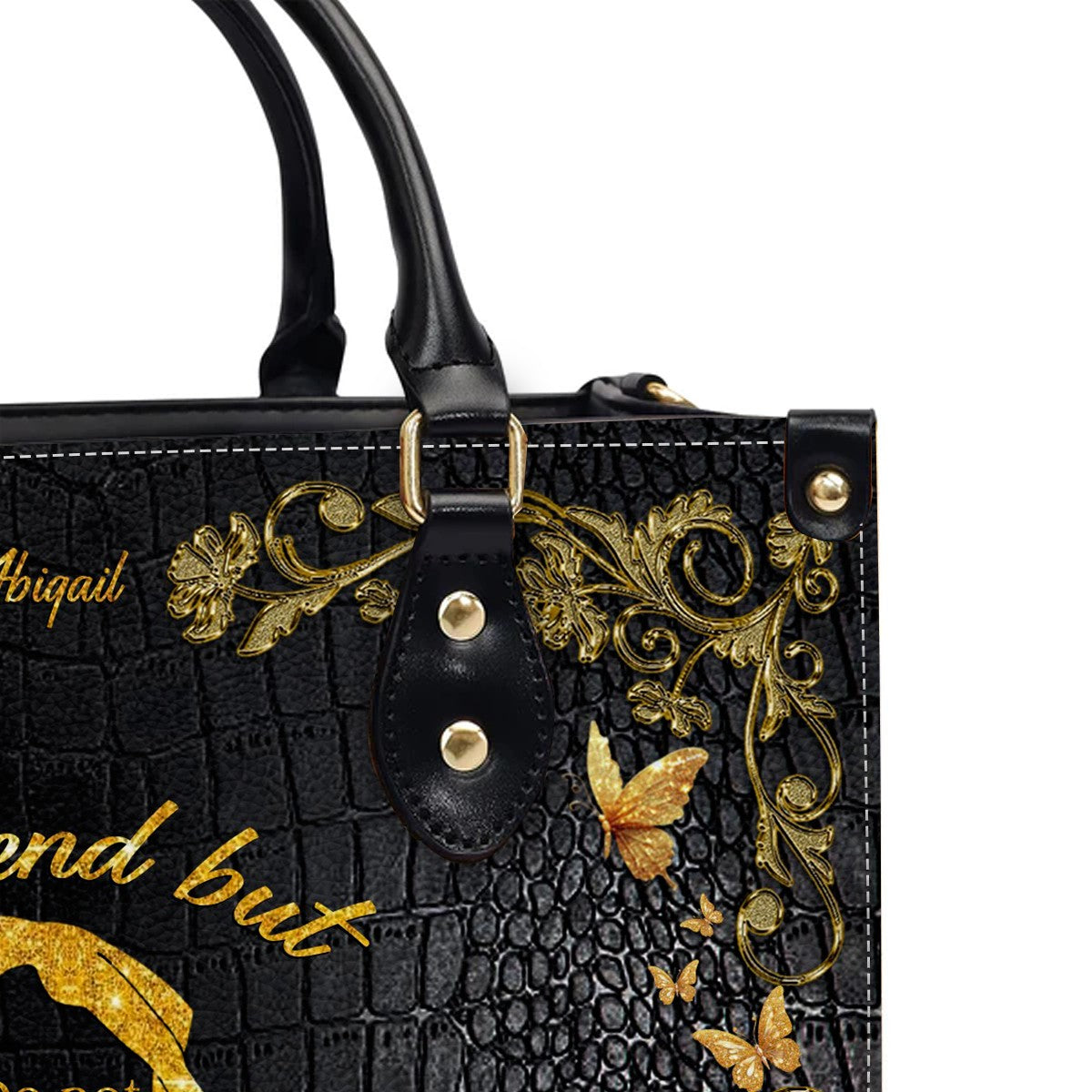 Personalized I Bend But Do Not Break Tote Bag