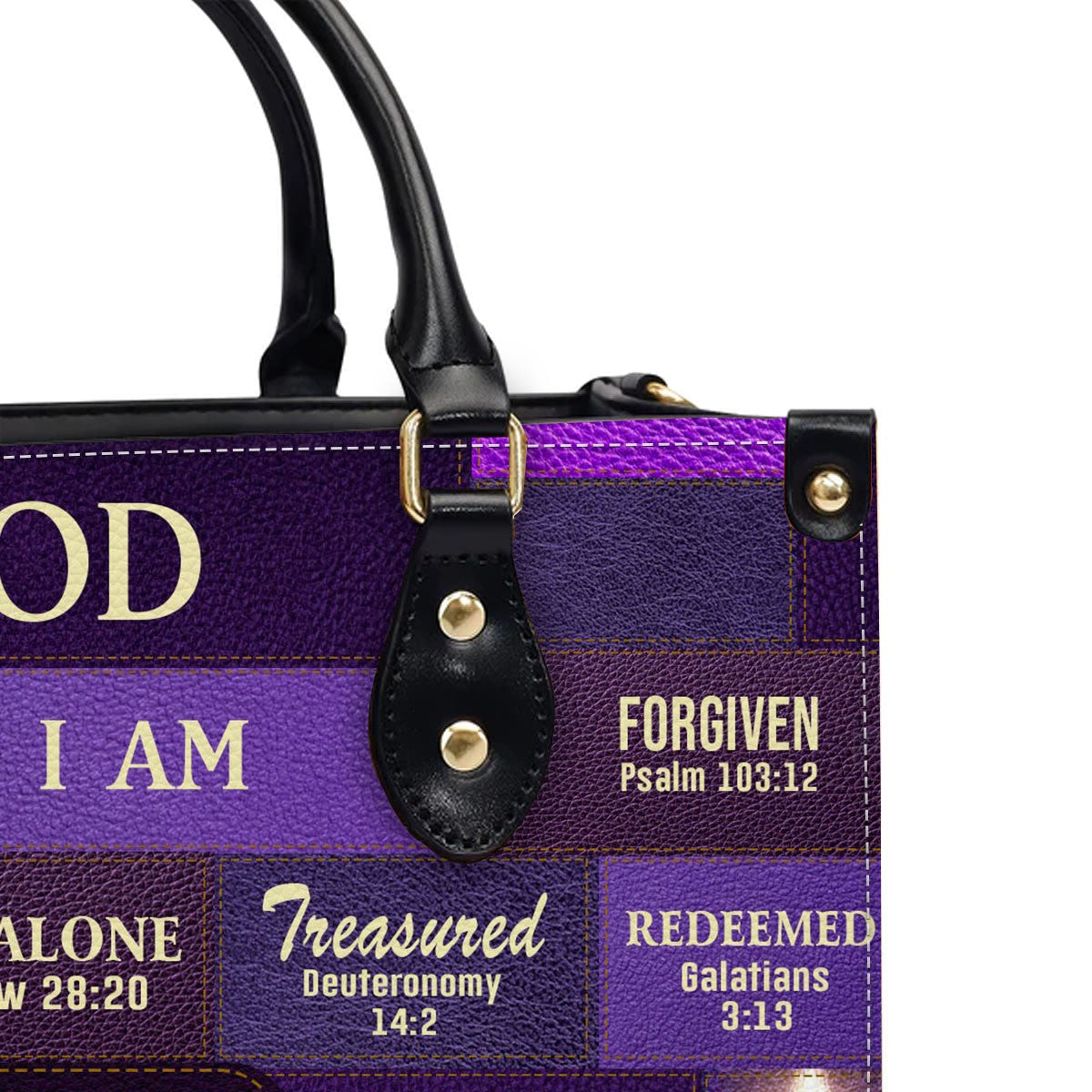 God Says I Am Personalized Christian Handbag
