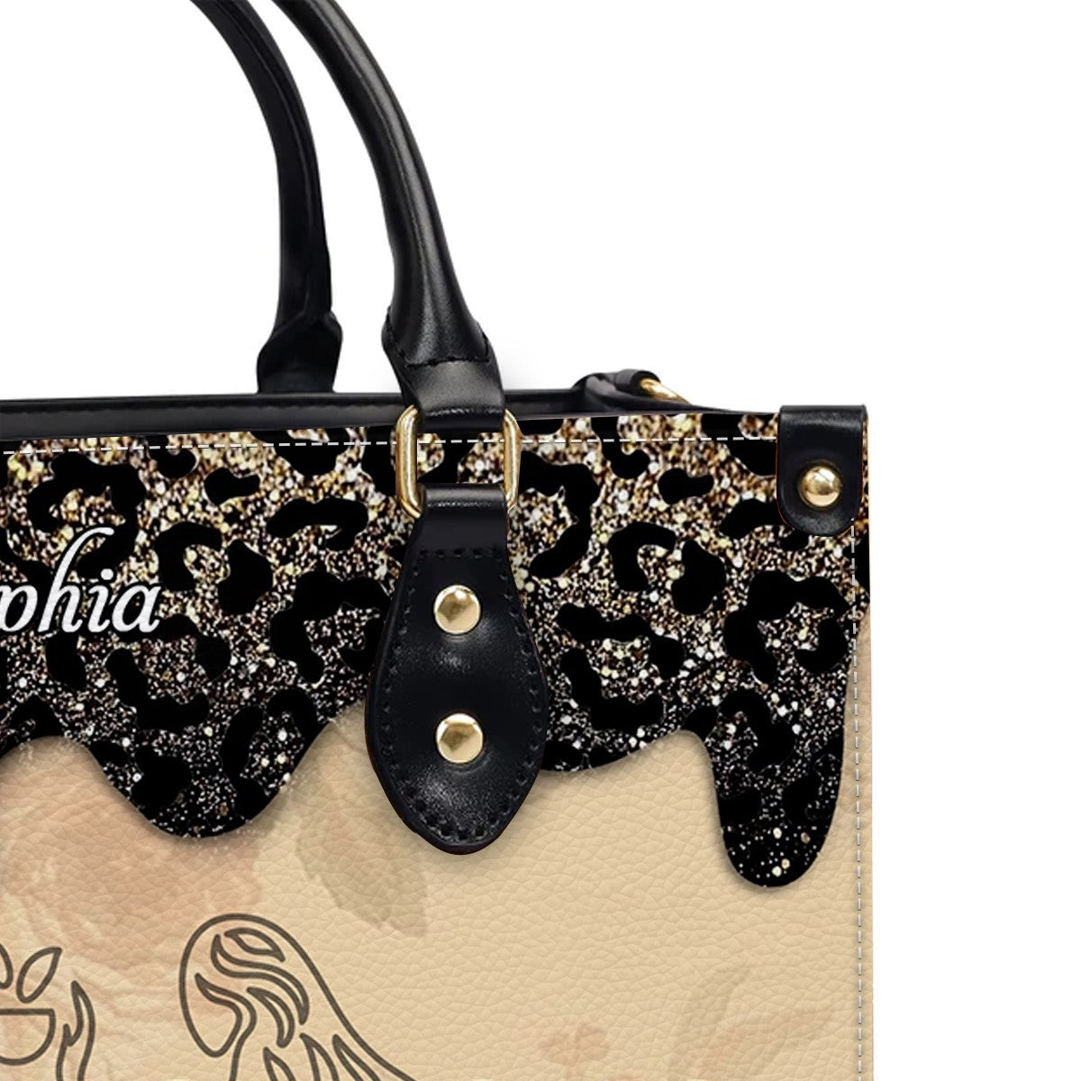 Personalized Zodiac Leather Handbag