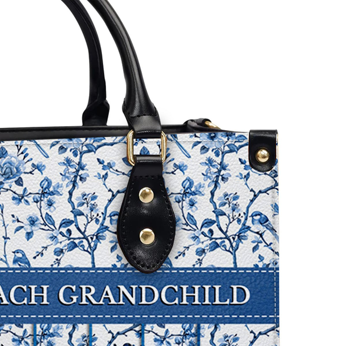 Personalized Bible Blessings Leather Handbag