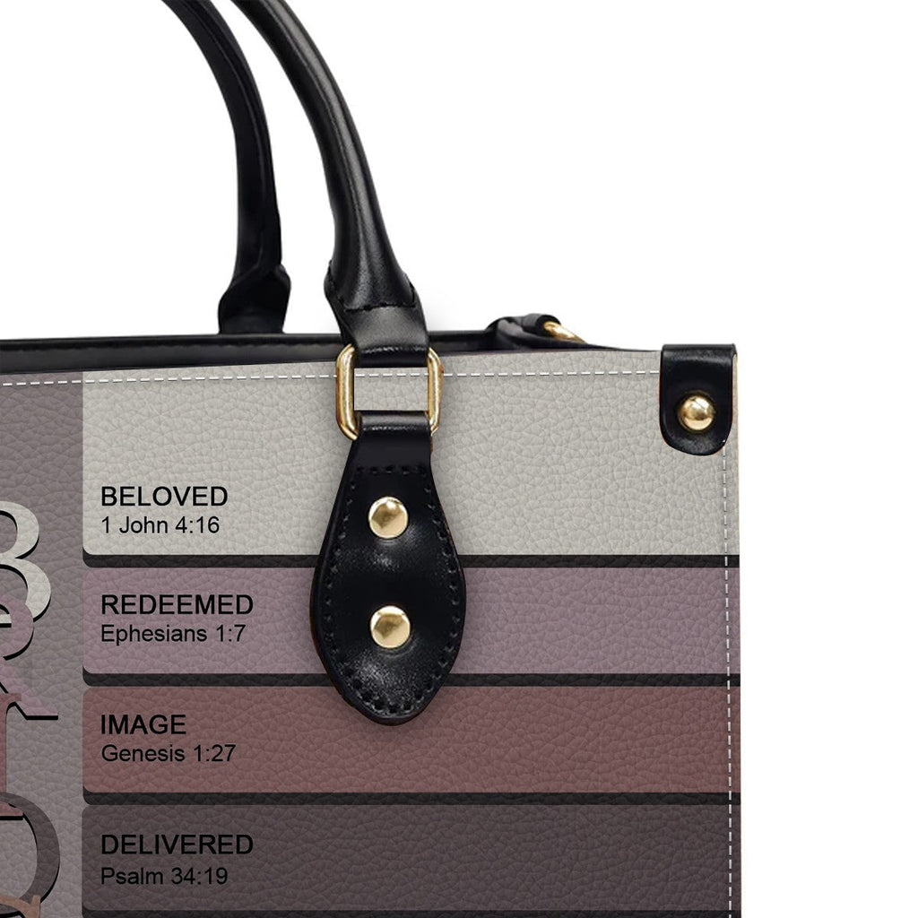 Personalized Christian Leather Handbag & Clutch