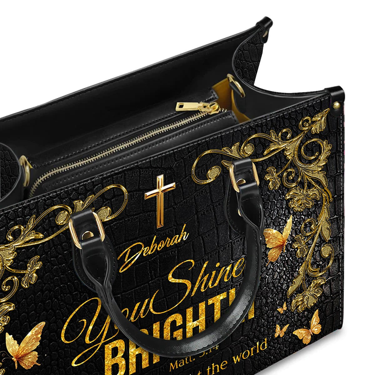 Joyful Christian Leather Handbag - DISC Type I